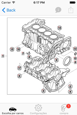 Parts and diagrams for MINI screenshot 2