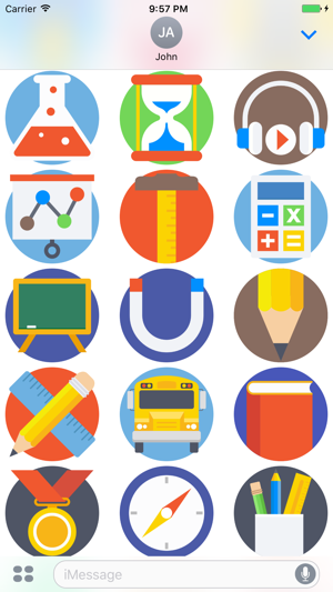 Education Stickers - Emoji Icons for Texting(圖5)-速報App