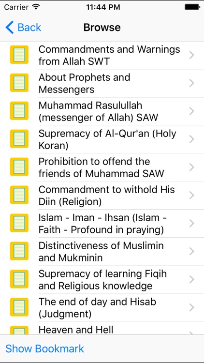 Hadith Pack - English Indonesia