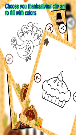 Thanksgiving Coloring Pages - Happy Holiday(圖3)-速報App