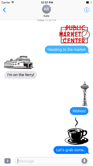 Seattle Washington Stickers(圖1)-速報App