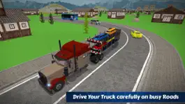 Game screenshot Limo Car Transporter Trailer Truck 3D apk