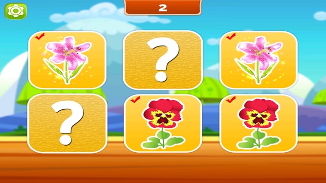 Matching Pairs Flowers-Flashcard Game For Toddlers(圖4)-速報App