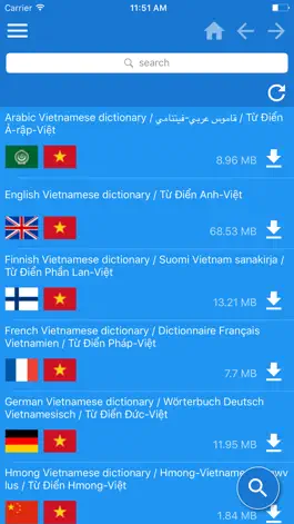Game screenshot Вьетнамско-Мультиязычный словарь mod apk