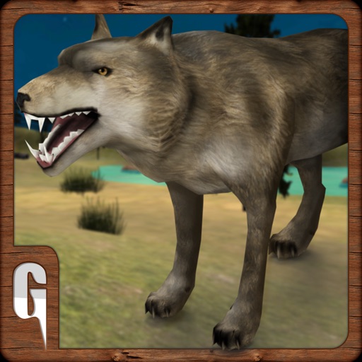 Wild Attack Wolf Simulator 3D Icon