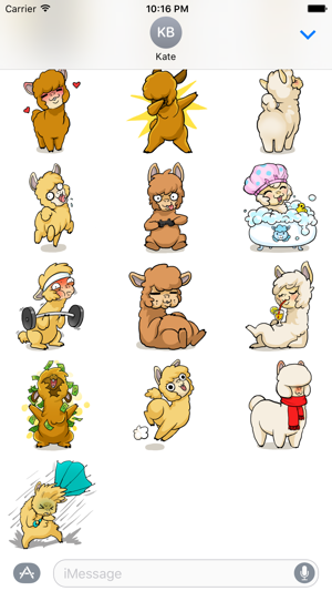 Fluffy Alpacas Stickers(圖4)-速報App