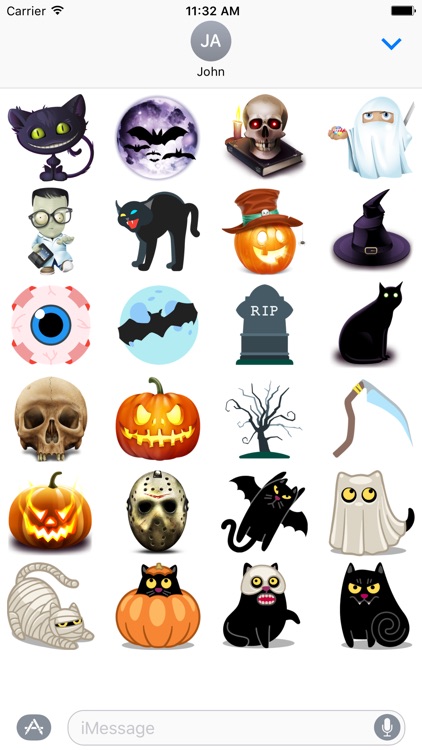 Crazy Halloween Sticker for iMessage #2