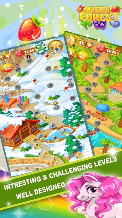 Fantasy Magical Forest - Match 3 Puzzle Game