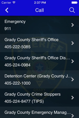 Grady County Sheriff's Office screenshot 2