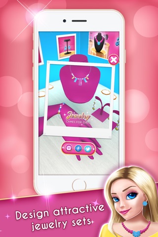 Jewelry Games For Girls 3D: Fashion Design Studio screenshot 2