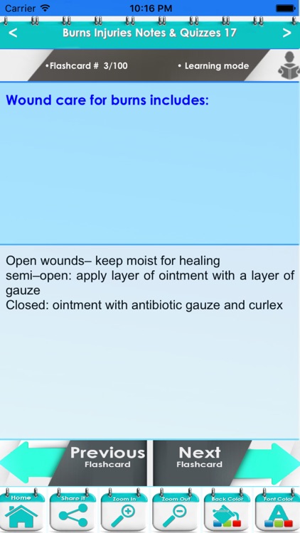 Burns Injuries Exam Review-2000 Flashcards Study Notes, Terms & Quizzes screenshot-4