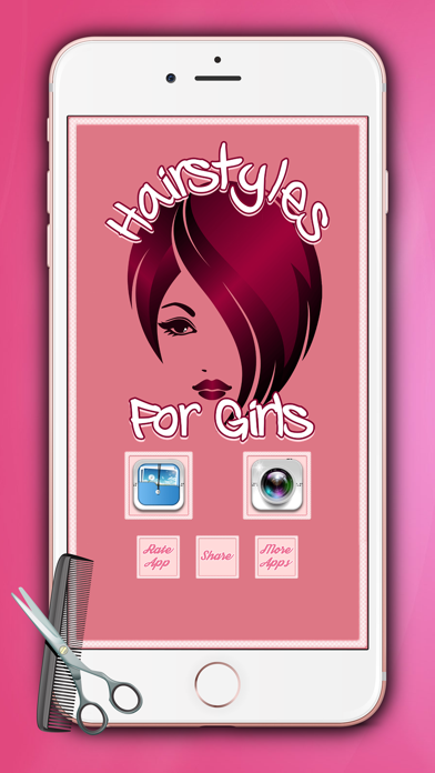 How to cancel & delete HairStyle Makeover For Girls - Hair Salon Editor from iphone & ipad 1