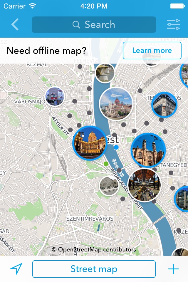 Budapest Offline Map and City Guide screenshot 2
