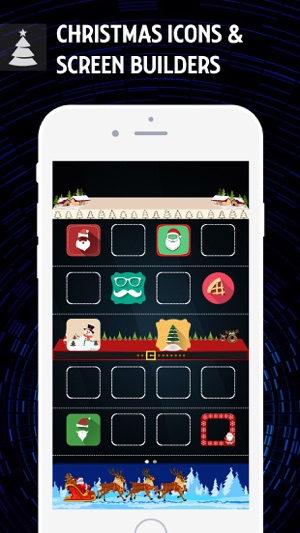Christmas Screen Builder - Icon Skins Ma