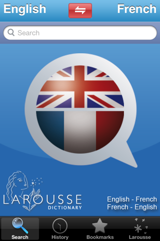 English / French dictionary Reference Larousse Mobile