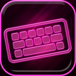 Neon Pink Keyboard – Cool Text Fonts and Backgrounds with Emoji Art for iPhone