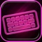 Decorate your iPhone with cool Neon Pink Keyboard app for FREE