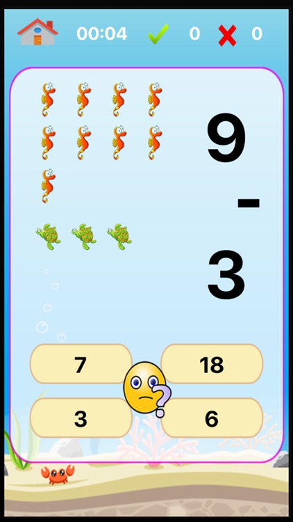 Sea Math Games Kids - Free Fun Math Game Learning Addition For Under