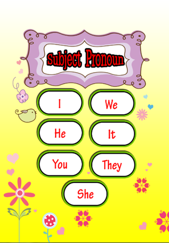 Learn English Vocabulary - Pronoun : learning Education games for kids - free!! screenshot 2