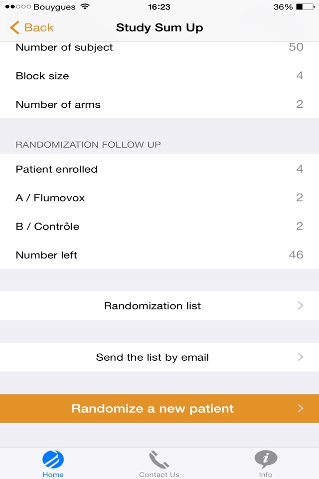 Randomizer for Clinical Trial Lite screenshot 3