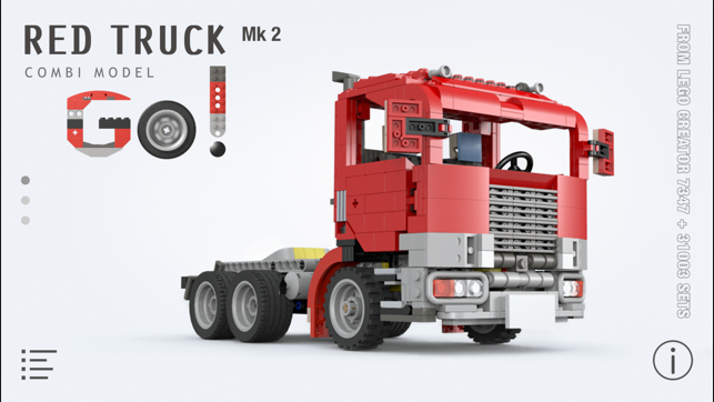 Red Truck Mk2 for LEGO - Building Instru