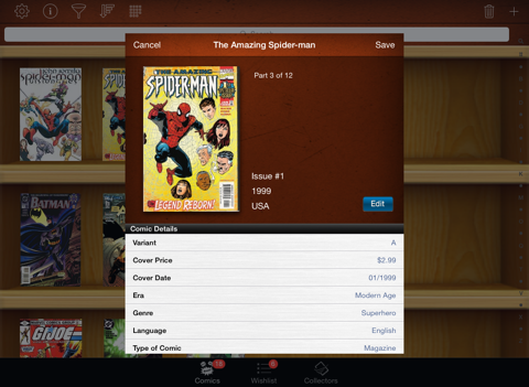 Comic Book Collectors for iPad screenshot 2