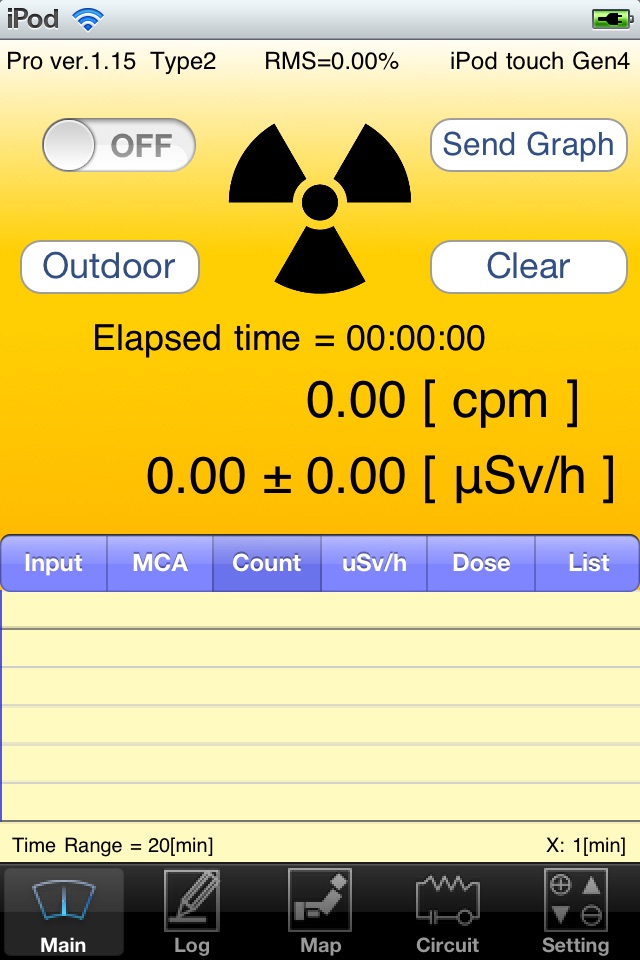Pocket Geiger Counter Pro screenshot 2