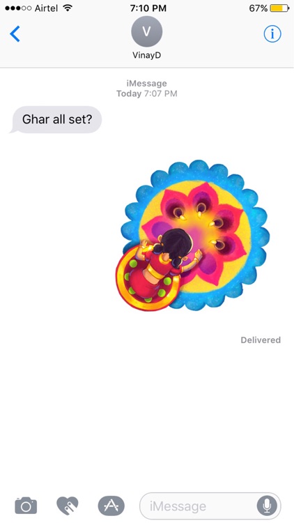 Mastiwali Diwali Stickers
