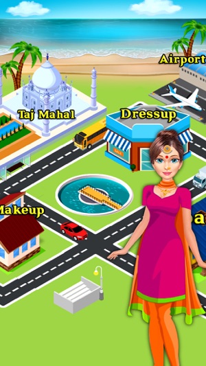 Indian Beauty Makeover Salon- Makeup, Dressup & Spa Games(圖2)-速報App