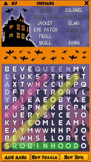 WordSearch Halloween(圖4)-速報App