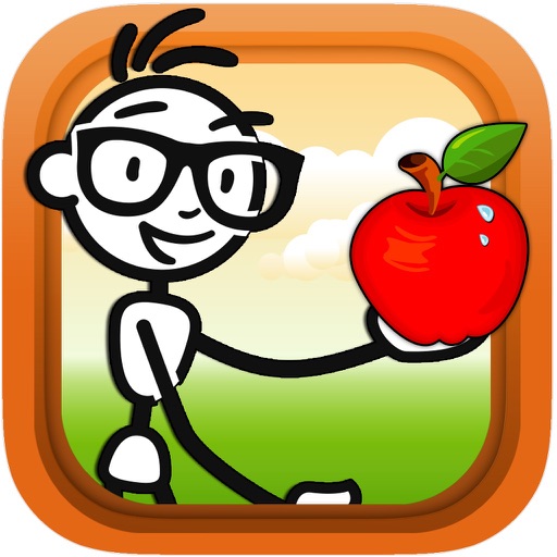 Steal The Apple From The Stickman Challenge - Fruit Control Strategy Game LX Icon