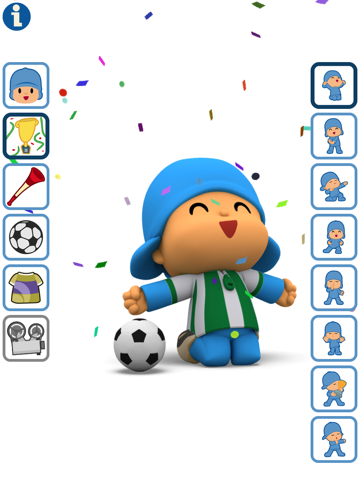 Talking Pocoyo Football HD Free screenshot 2