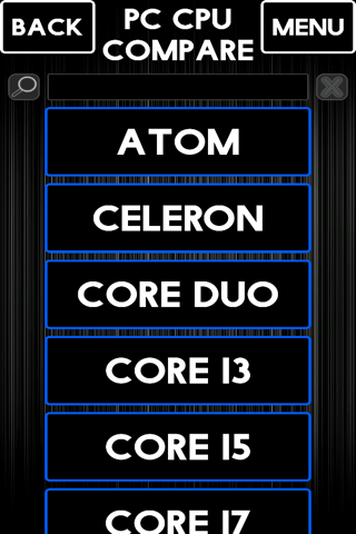 PC CPU Compare screenshot 2