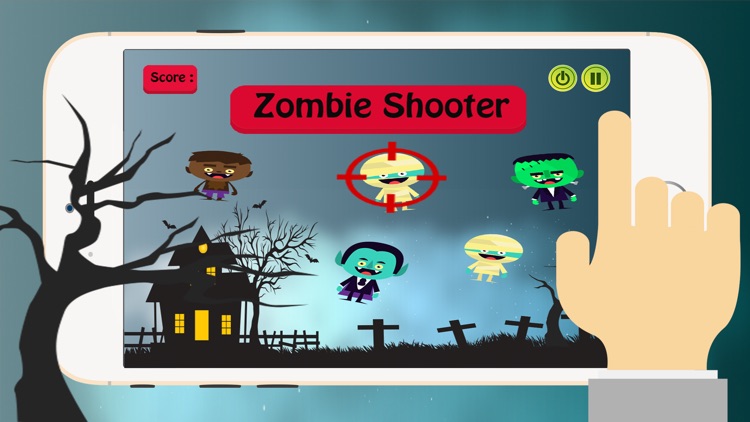 Zombies Halloween: Shooter Monsters Games For Kids