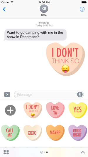 Candy Hearts - MYOSE - Make Your Own Sticker Emoji(圖4)-速報App