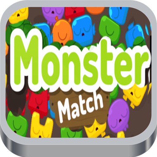 Monster Match Colorful Game Icon