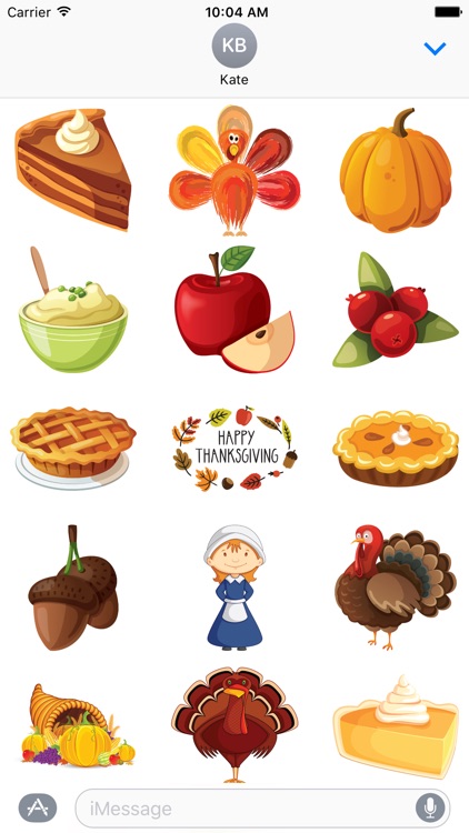 Thanksgiving Stickers #1