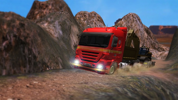 Off Road Truck Simulator Pro: Rescue Excavator Sim screenshot-3