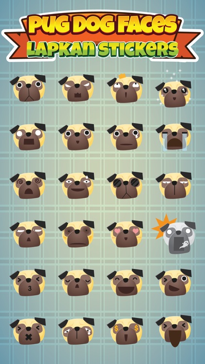 Sticker Me: Pug Faces