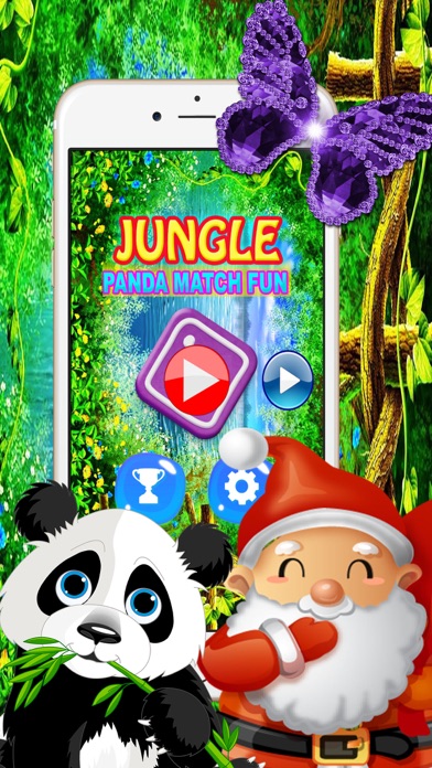 How to cancel & delete Cute Panda Jungle Match Puzzle Game For Christmas from iphone & ipad 2