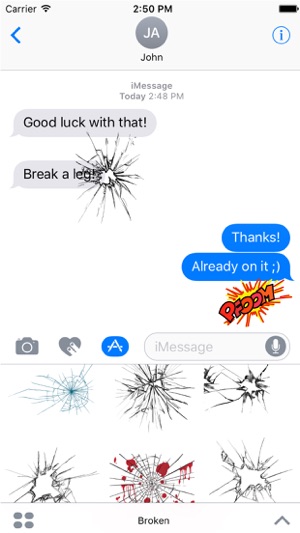 Broken Messages - Best comeback scratch sticker.s(圖4)-速報App