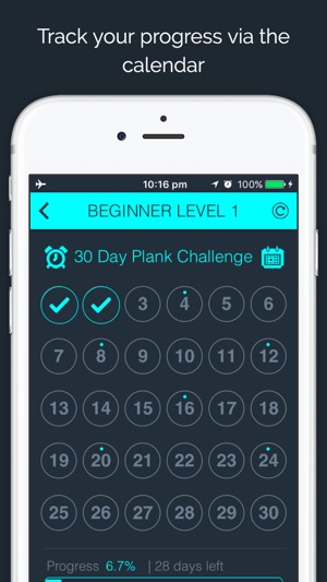 30 Day - Plank Challenge截图