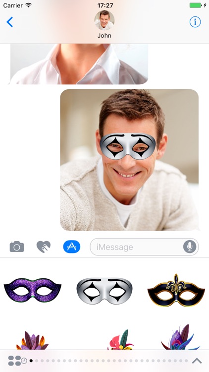 Carnival Mask - Stickers for iMessage