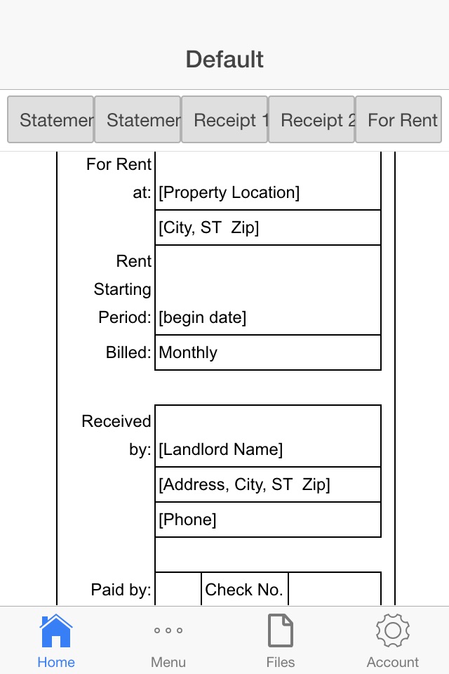 Rental Invoice screenshot 4