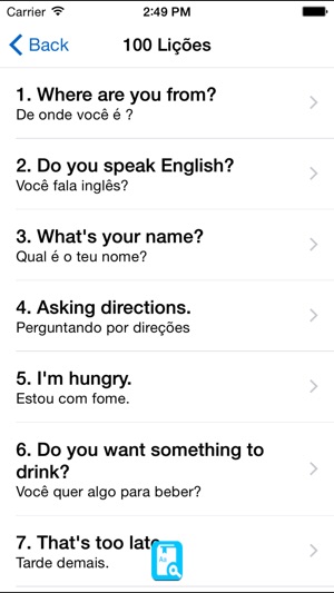 English Study for Portugese - Aprender Inglês(圖4)-速報App