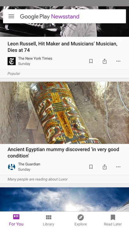 Google Play Newsstand screenshot-0