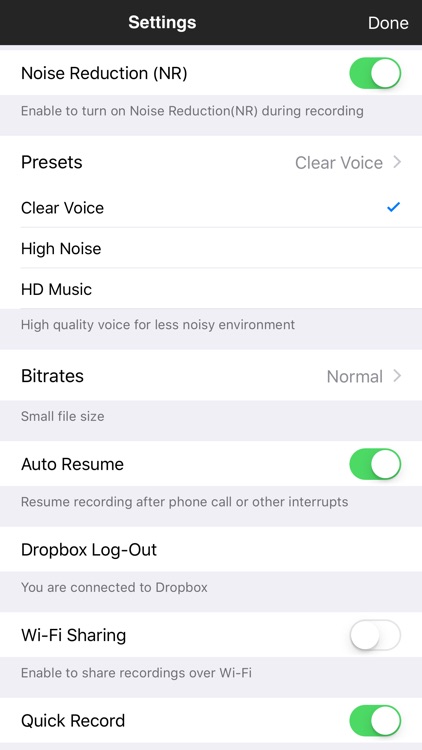 ClearRecord Lite – Noise free voice recorder