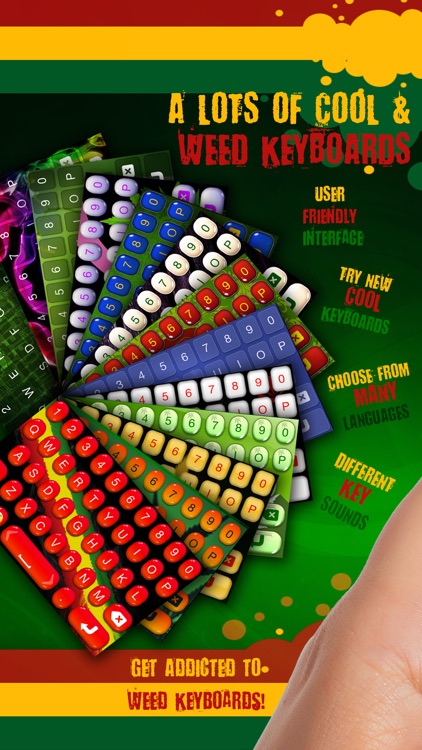 Weed Keyboard Theme With Emoji