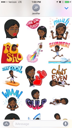 Black Girl Stickers for iMessages(圖2)-速報App