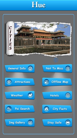 Hue Offline Map Travel Guide(圖1)-速報App